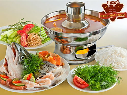 nấu canh chua cá hồi