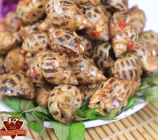 ốc hương rang muối ớt