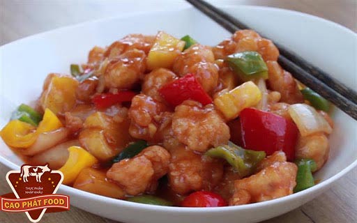 cách làm thịt gà xào chua ngọt