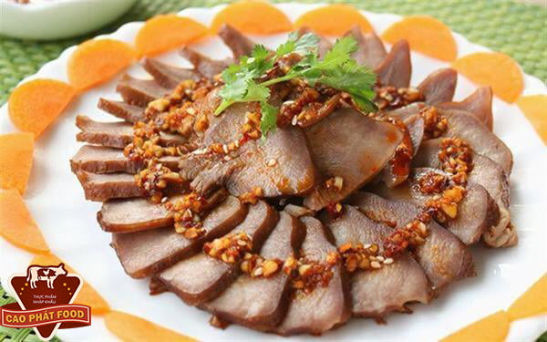 các món ăn với lưỡi lợn